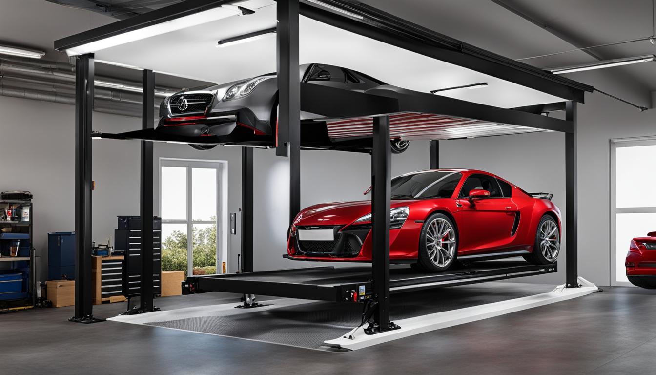 2 post car lift for low ceiling