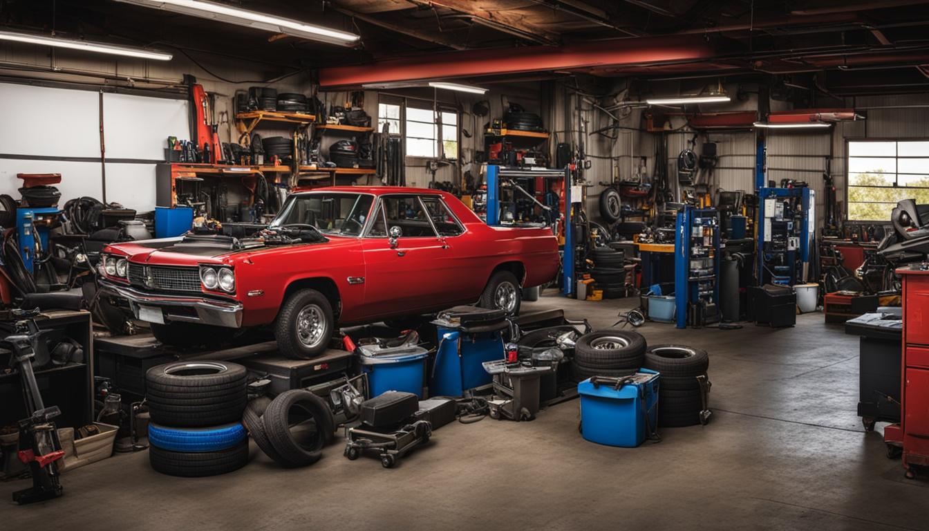 automotive repair shop equipment list